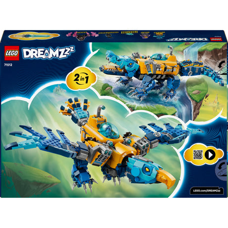 Lego dreamzzz 71512 sottomarino coccodrillo
