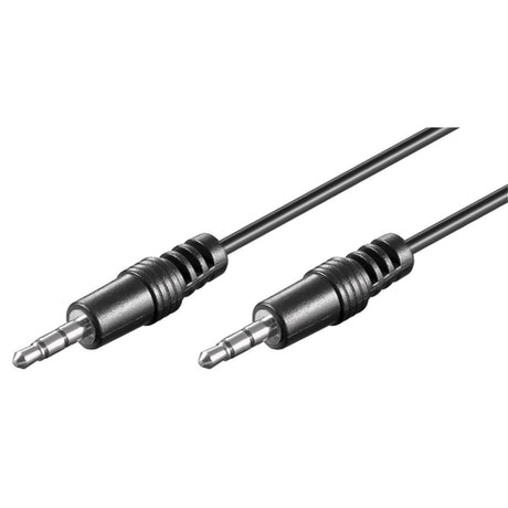 Cavo jack Goobay da 3,5 mm (nero, 2,5 metri, stereo)