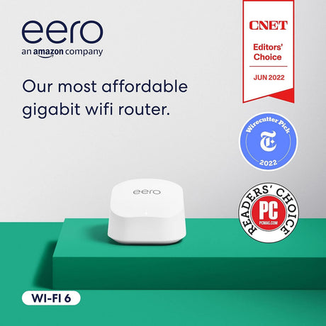 Router WiFi mesh Eero 6+ router mesh (bianco)