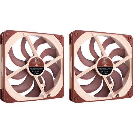 Ventole case Noctua nf-a14x25 g2 pwm sx2-pp (marrone, 2 pezzi, 140 x 140 x 25 mm)