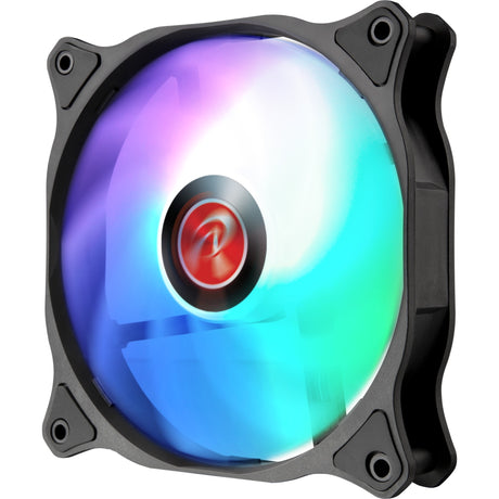 Ventole case Raijintek eos 12 rbw add-2 rgb (nero, 2 pezzi, 120 x 120 x 25 mm, pwm)