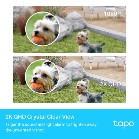 Telecamera di sicurezza Tp-link tapo c420s1 (bianca, 2k qhd, ip65)
