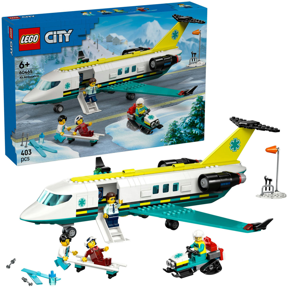 Aereo ambulanza LEGO® City, aereo giocattolo - 60465