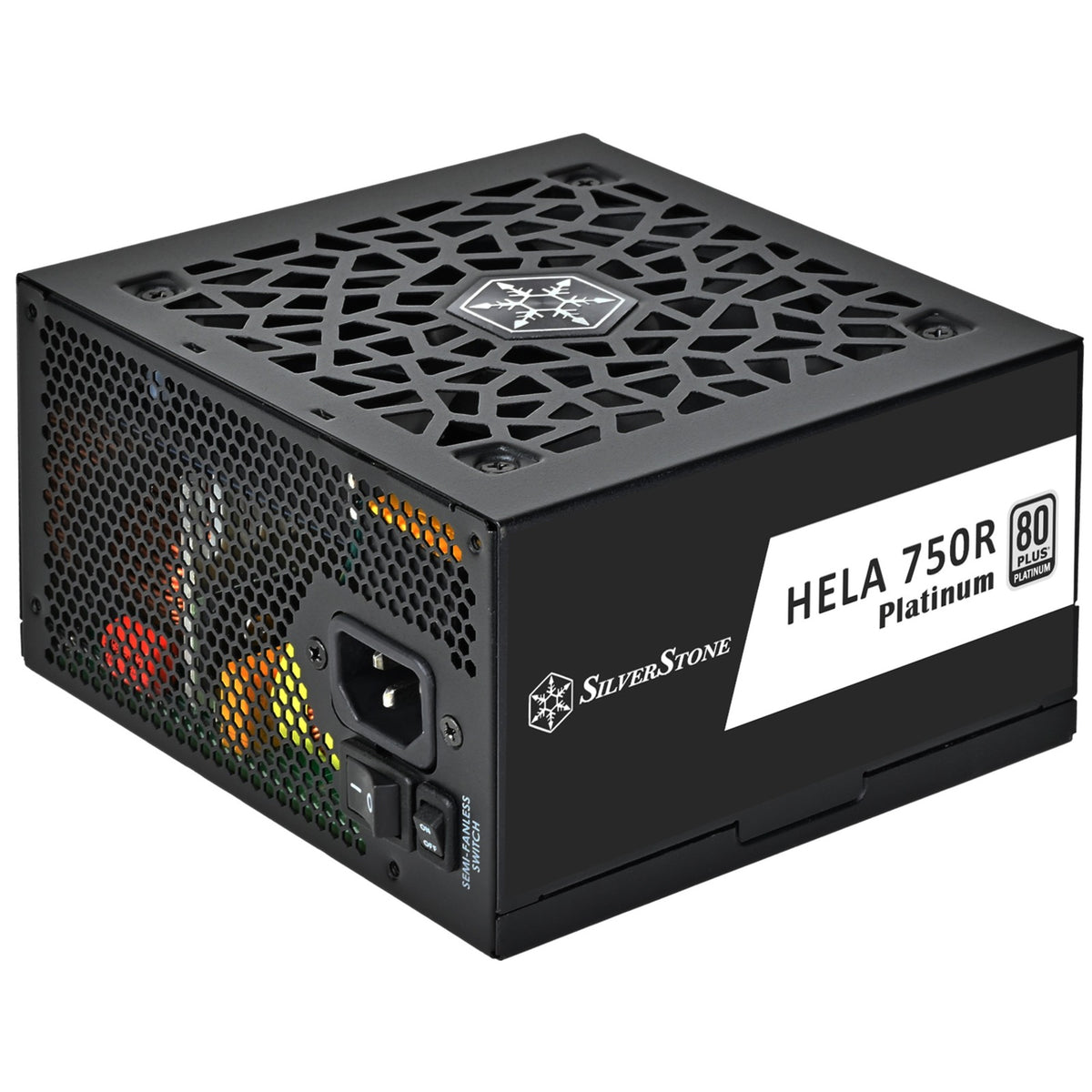 Alimentatore modulare Silverstone hela 750r platino da 750 watt (nero, 4x pcie)