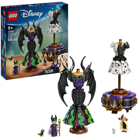 Lego ® Disney Villains - Abiti di Malefica e Crudelia De Mon - 43262