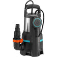 Gardena pompa per acqua sporca 25000 pompe sommergibili e a pressione (acciaio inossidabile nero, 9046-20)