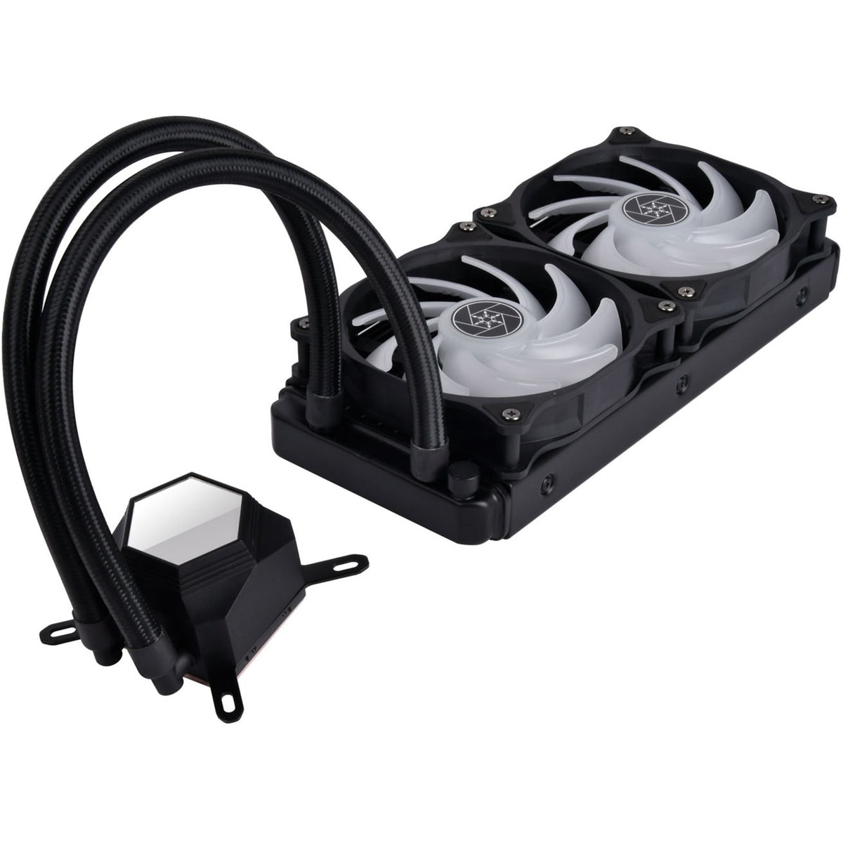 Silverstone sst-pf240-argb-v2 raffreddamento ad acqua (nero, incluso controller RGB)