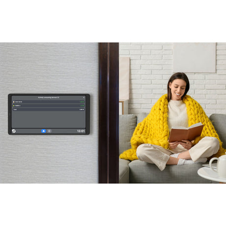 Pannello di controllo Shelly wall display x2i (argento, touchscreen, Wi-Fi 6, Bluetooth 5.4)