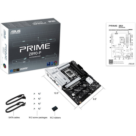 Scheda madre Asus Prime Z890-P Socket 1851 (RAID, 2,5 GB-LAN, audio, ATX)