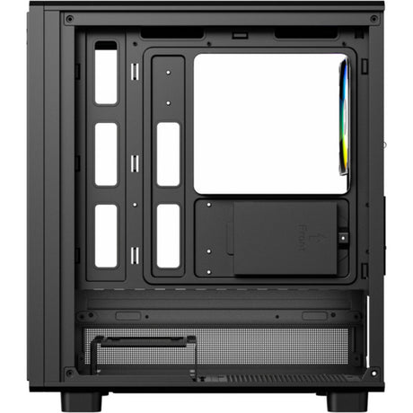 Custodia midi tower Xyz PC Gear Atom (nera | 2x USB-A | 1x USB-C | vetro temperato)
