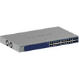 Switch intelligente Gigabit Netgear a 24 porte con 4 porte SFP+ (grigio, 10 GB)