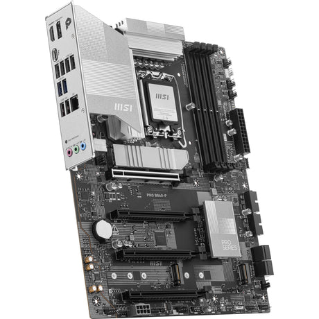 Scheda madre MSI Pro B860-P Socket 1851 (argento, RAID, 5GB-LAN, audio, ATX)