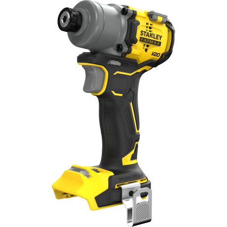 Avvitatore a percussione brushless Stanley fatmax v20 18v (giallo nero, batteria e caricabatterie non inclusi)