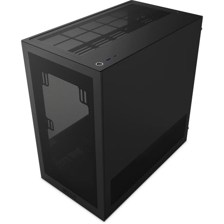 Custodia midi tower Nzxt h3 flow (nero (opaco) | 1x USB-A | 1x USB-C | vetro temperato)