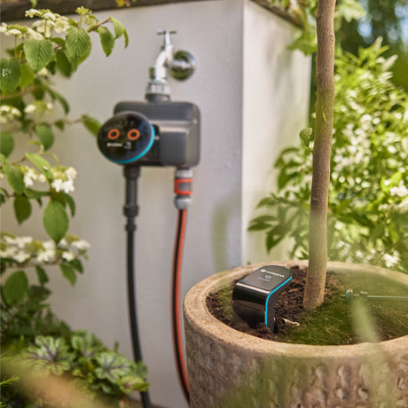 Computer per irrigazione Gardena smart dual water control (grigio turchese, 19034-20)