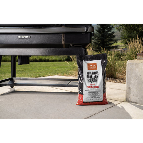 Traeger fsc - combustibile pellet apple bend (9 kg)