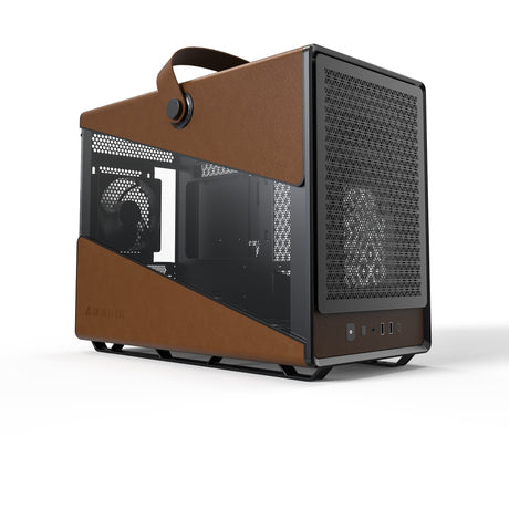 Custodia midi tower Montech Heritage (nero beige | 2x USB-A | 1x USB-C)