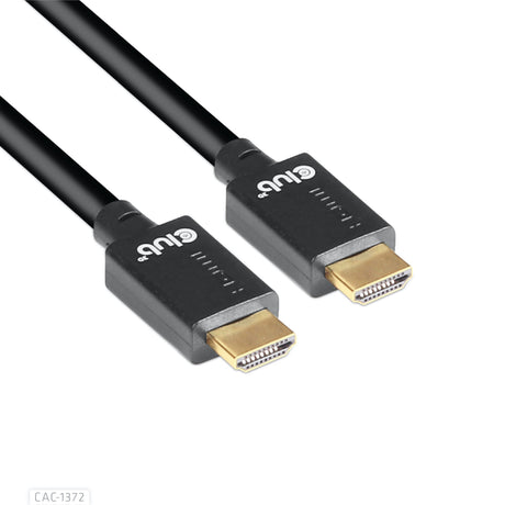 Cavo certificato Club 3D ultra veloce HDMI 2.1 maschio-maschio (nero, 2 metri, 4K 120Hz, 8K 60Hz, 48Gbps)