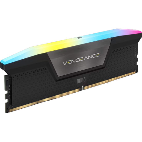 Corsair Vengeance RGB 16 GB DDR5-5200 (2x 8 GB) RAM (nero, cmh16gx5m2b5200c40, udimm, xmp 3.0)