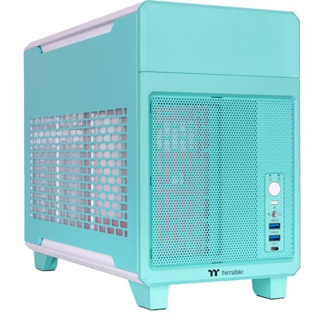 Custodia mini tower Thermaltake tr100 menta fragola (bacca di menta | 2x USB-A | 1x USB-C)