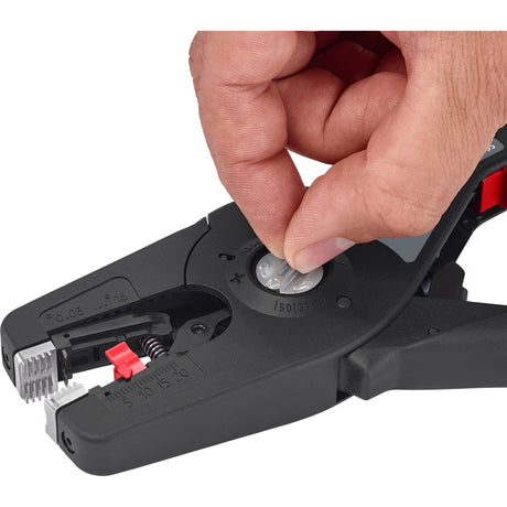 Pinza spelafili automatica Knipex | lunghezza 195mm| 0,08-16 (awg 28-5) mm² | 1 pezzo - 12 52 195 - 12 52 195