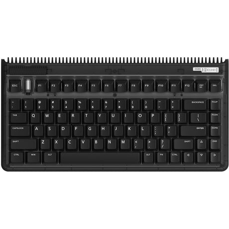 Tastiera meccanica wireless Iqunix og80 dark side (nera, layout us (qwerty), blu cherry mx, 80% (tkl), LED rgb, sostituibile a caldo, pbt, 2.4ghz | bluetooth 5.1 | usb-c)