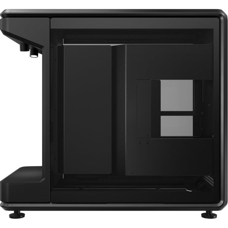 Cooler master masterframe 360 stage LCD midi tower custodia (nero | 2x USB-A | 1x USB-C | vetro temperato)