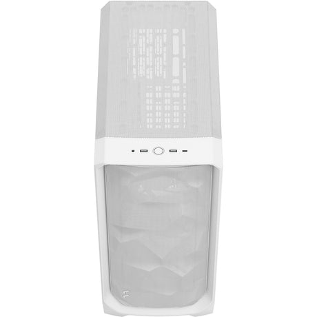 Design frattale meshify 3 custodia midi tower (bianco | 2x USB-A | 1x USB-C | vetro temperato)
