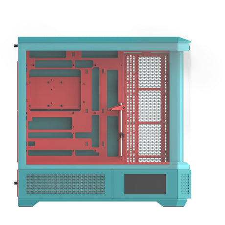 Thermaltake view 600 tg custodia big tower menta fragola (bacca di menta | 2x USB-A | 1x USB-C | vetro temperato)