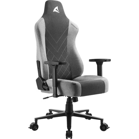 Sedia da gaming in tessuto Sharkoon skiller sgs30 (grigio nero)