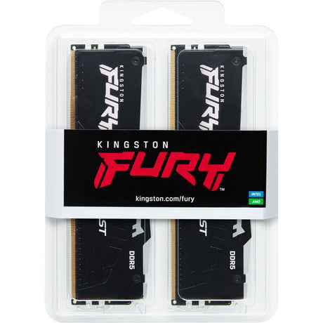 Kingston Fury Beast RGB 32 GB DDR5-5600 (2x 16 GB) RAM (nero, KF556C36bbeak2-32, XMP 3.0, Expo)