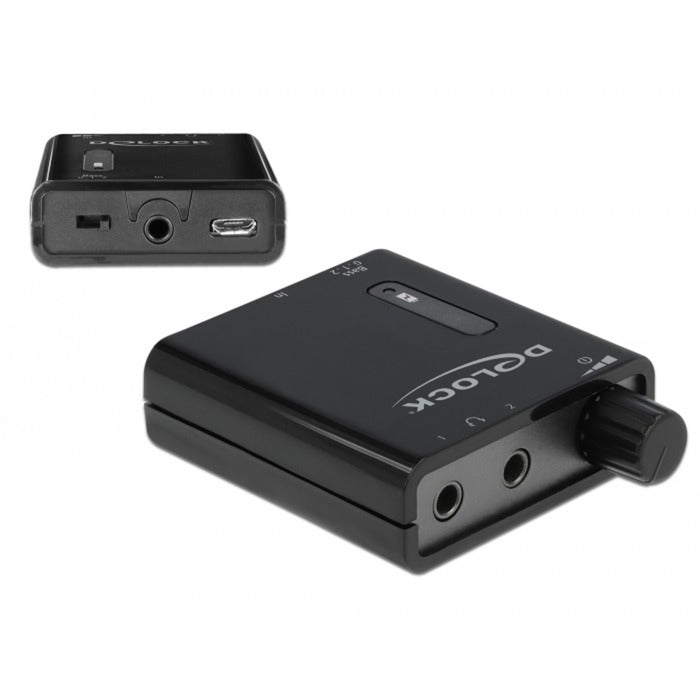 Delock amplificatore per cuffie stereo portatile (nero)