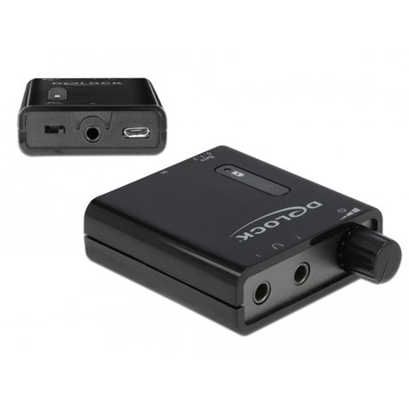 Delock amplificatore per cuffie stereo portatile (nero)
