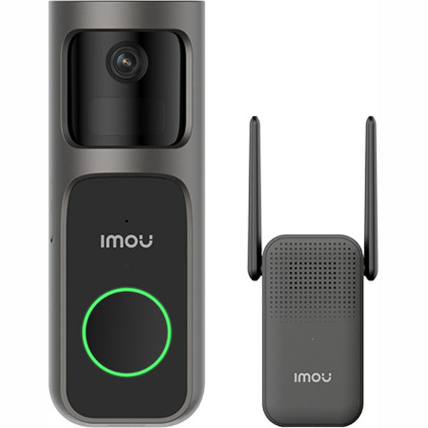 Kit campanello Imou 2s (nero, 2k, completamente wireless)