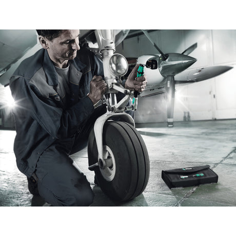 Wera 8000 b black edition cricchetto zyklop speed con azionamento 3 8 (nero verde)