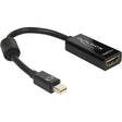 Delock mini displayport 1.1 > adattatore hdmi (nero, 12,7 centimetri)