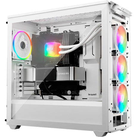 Silenzio! raffreddamento ad acqua light loop 360 argb (bianco, connettore ventola pwm a 4 pin)