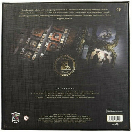 Asmodee brass: gioco da tavolo lancashire (inglese, 2 - 4 giocatori, 120 - 180 minuti, da 14 anni)