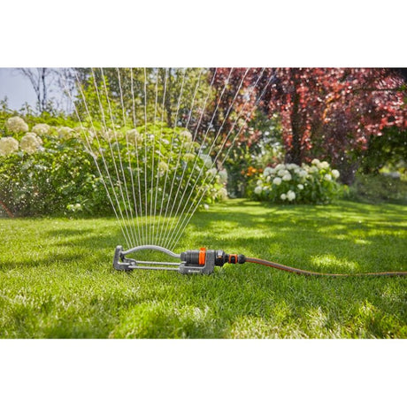 Irrigatore oscillante Gardena aquacount (grigio arancione, 18354-20)
