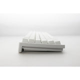 Tastiera da gioco meccanica Ducky zero 6108 rgb bianco puro (bianca, layout us (qwerty), rosso ciliegia mx2a, 100%, LED rgb, pbt doppio scatto, hot swap, 2,4 ghz | bluetooth | usb-c)