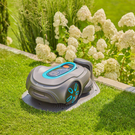 Rasaerba robotizzato Gardena smart sileno max 1500 m² (grigio turchese, 19903-26)