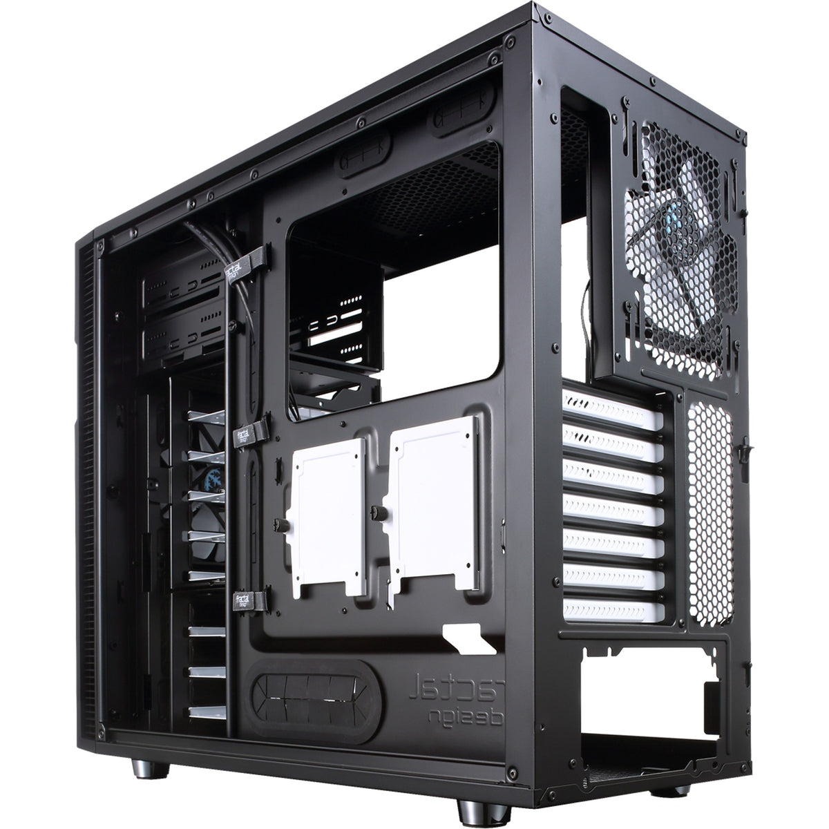 Il design frattale definisce l'alloggiamento midi tower r5 (nero | 4x usb-a)