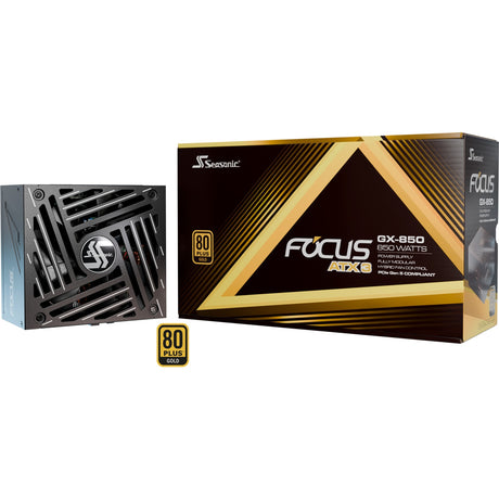 Alimentatore modulare Seasonic Focus GX-850-V4 ATX3.1 da 850 Watt (nero, 1x 12VHPWR, 3x PCIe)