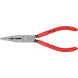 Pinza per cablaggio Knipex bonderizzata nera con rivestimento in plastica 160 mm - 1301160
