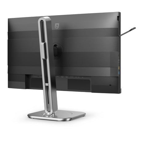 Philips 24b2g5301 23.8 monitor (zilver zwart, 1x displayport, 1x hdmi, 1x vga, 3x usb-c, 4x usb-a, 1x rj-45)