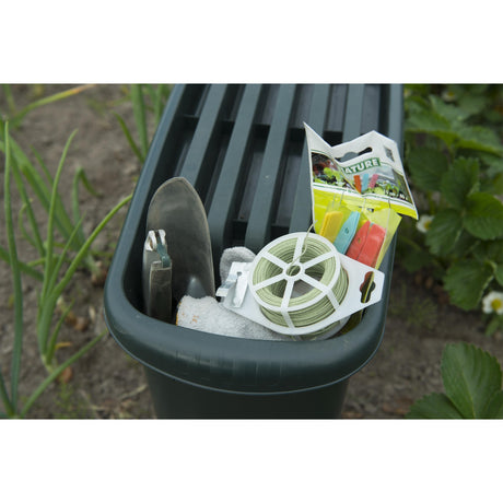 Sgabello da giardino Nature Sedia 2 in 1 (verde)
