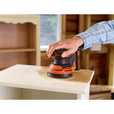 Kit cacciavite Black+decker 18v + levigatrice eccentrica 18v (nero arancione)