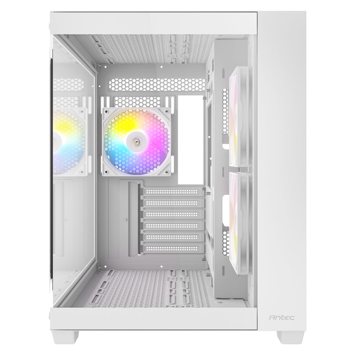 Custodia midi tower Antec cx800 argb (bianco | 2x usb-a | vetro temperato)