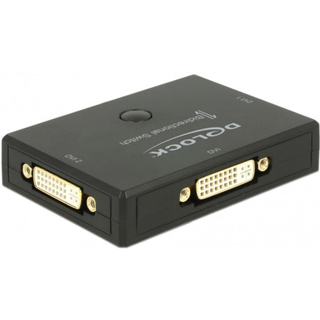 Delock dvi 2 - 1 interruttore bidirezionale interruttore dvi 4k 30 hz (nero)