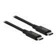 Delock Cavo coassiale coassiale USB4 da 40 Gbps (nero, 0,8 metri)